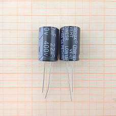 Конденсатор 400V 22uf (13x21) ChangX LOWESR