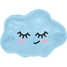 M Agr Шар (27''/69 см) Фигура, Облачко, Голубой, 1 шт. M Agr Шар (27''/69 см) Фигура, Облачко, Голубой, 1 шт.