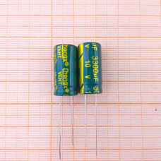 Конденсатор 10V 3300uf (10х20) Chang
