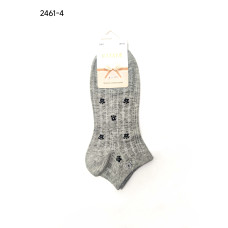 2461-4 Носки женск.90% хлопка укороч.Цветы KATAY