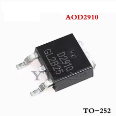 AOD2910 MOSFET N-канал 31A 100V 53,5W (D2910), TO-252