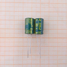 Конденсатор 63V 220uf (10x17) ChangX LOWESR