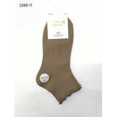 2288-11 Носки женск.90% хлопка укороч.однотон KATAY