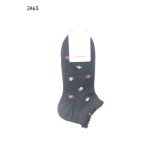 2463 Носки женск.90% хлопка укороч.цветы KATAY