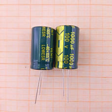 Конденсатор 100V 1000uf (18х31) ChangX LOWESR