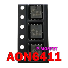 AON6411 MOSFET P-канал -85A -20V, DFN8