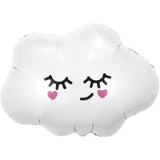 M Agr Шар (27''/69 см) Фигура, Облачко, Белый, 1 шт. M Agr Шар (27''/69 см) Фигура, Облачко, Белый, 1 шт.